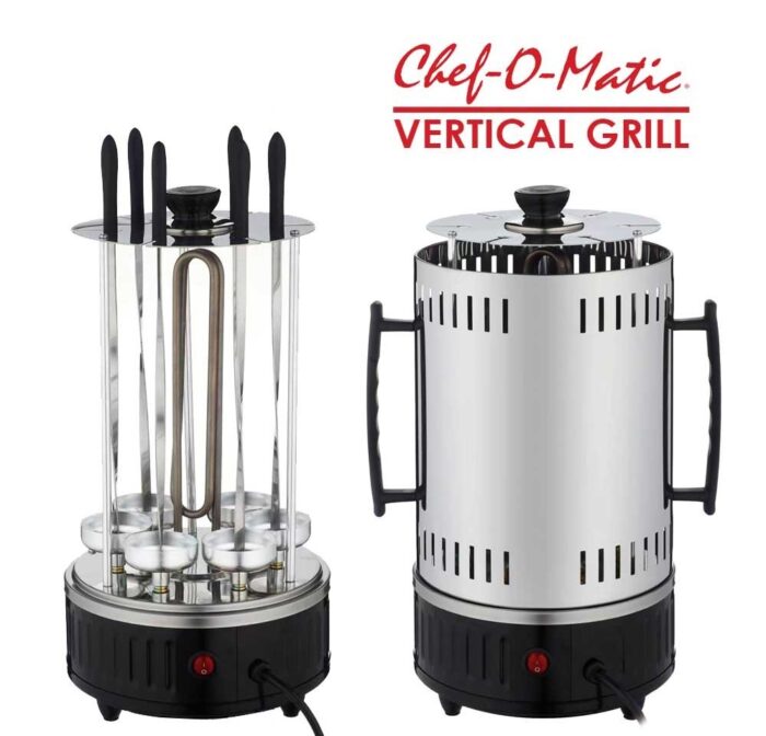 Chef O Matic Vertical Grill Gratar Electric Vertical 1000w (1)