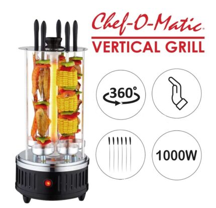 Chef O Matic Vertical Grill Gratar Electric Vertical 1000w